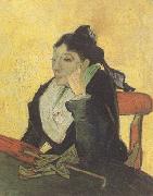 L'Arlesienne:Madame Ginoux wtih Books (nn04), Vincent Van Gogh